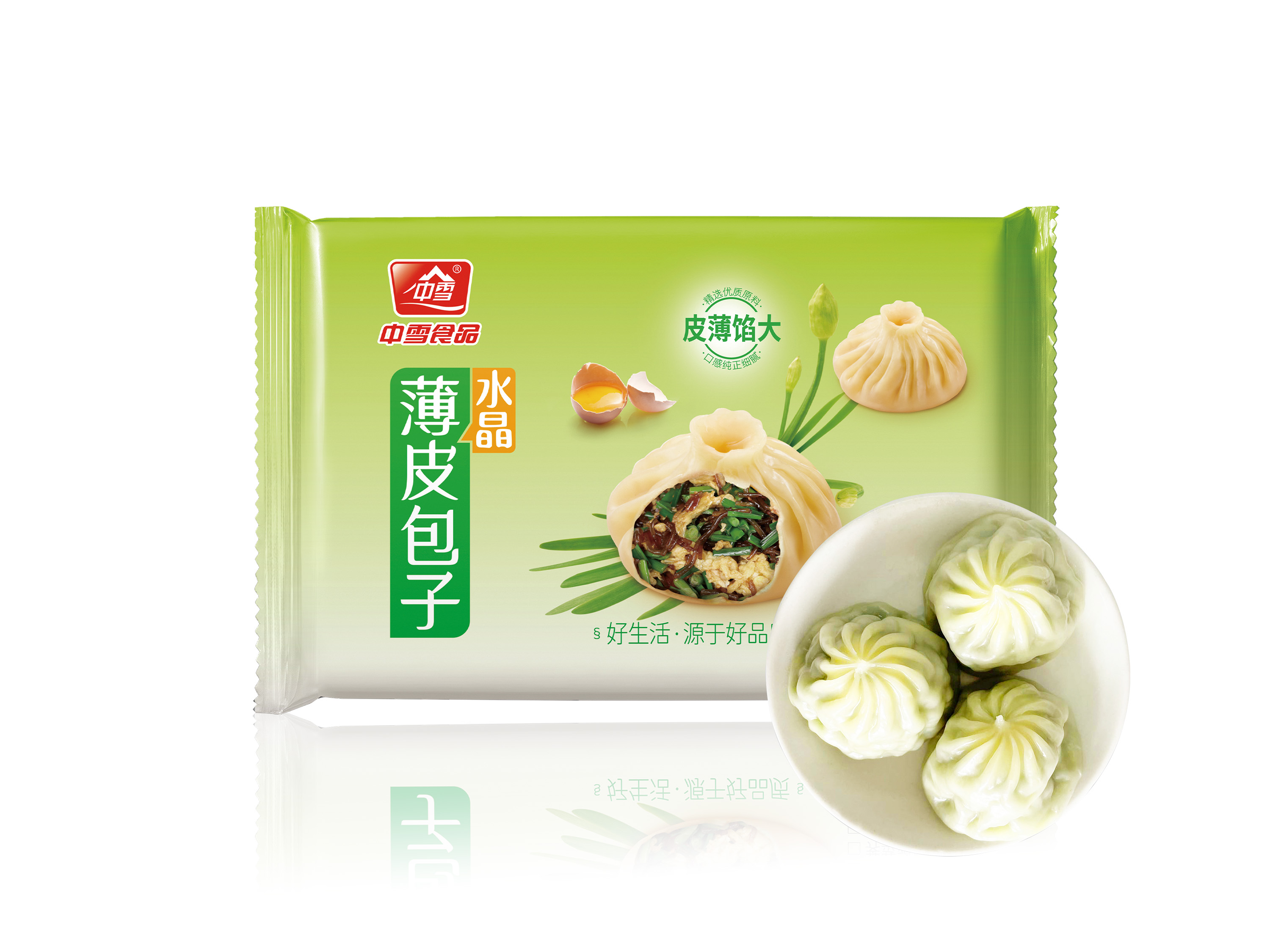 500克水晶薄皮包子